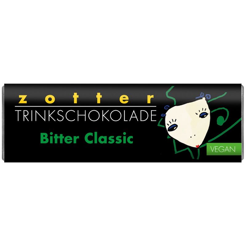 Zotter Schokolade Trinkschokolade – BitterClassic - vegan - Produktbild