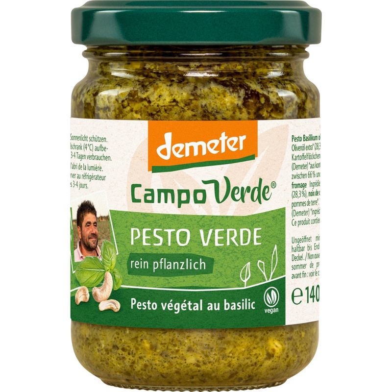 Campo Verde dem. Pesto Basilikum 140g - Produktbild