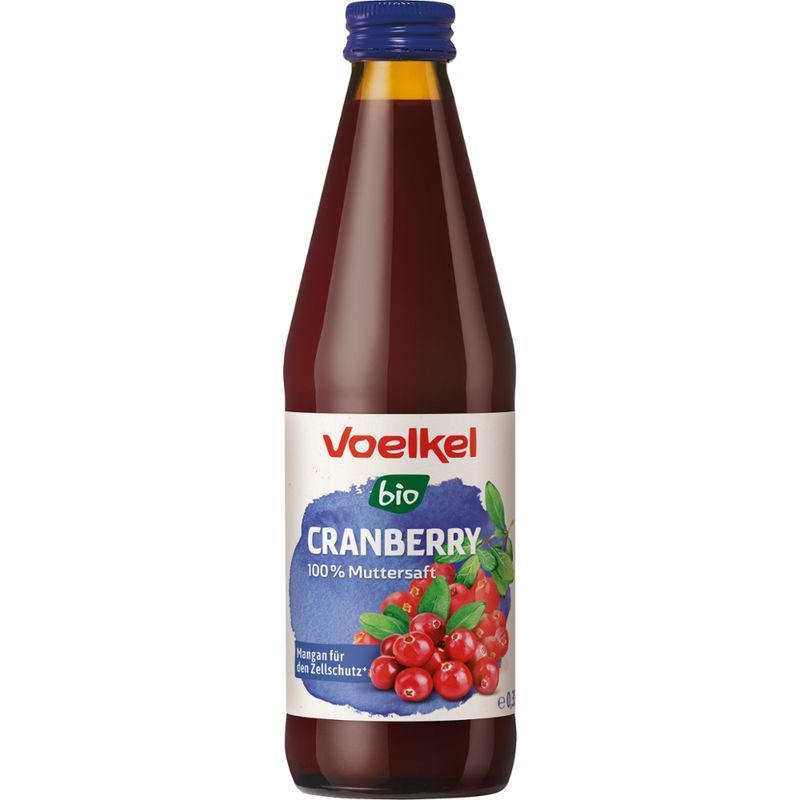 Voelkel Cranberry 100% Muttersaft - Produktbild