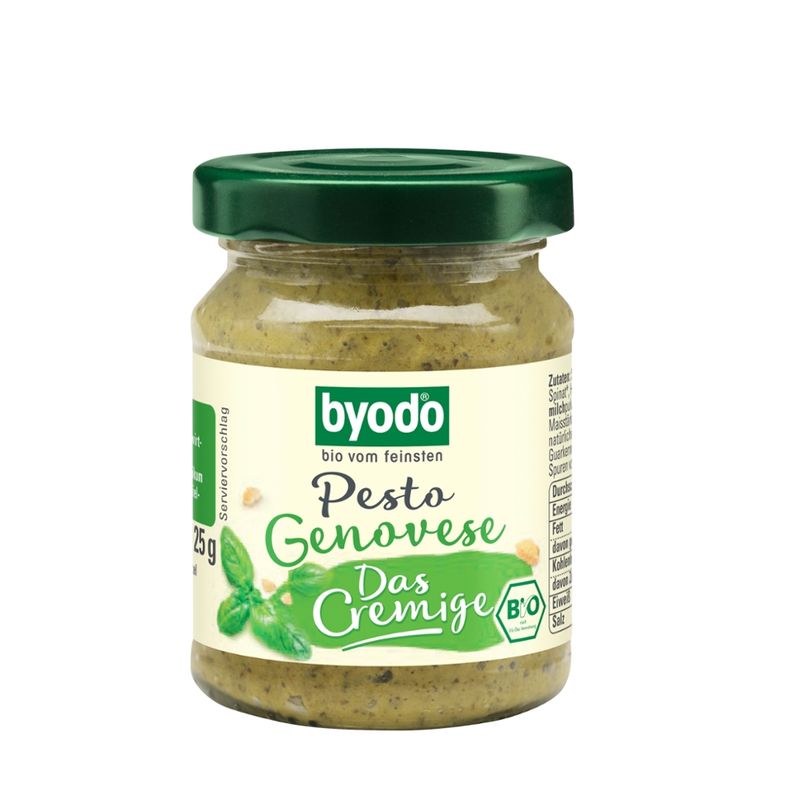 Byodo Pesto Genovese, creamy, 125g - Produktbild