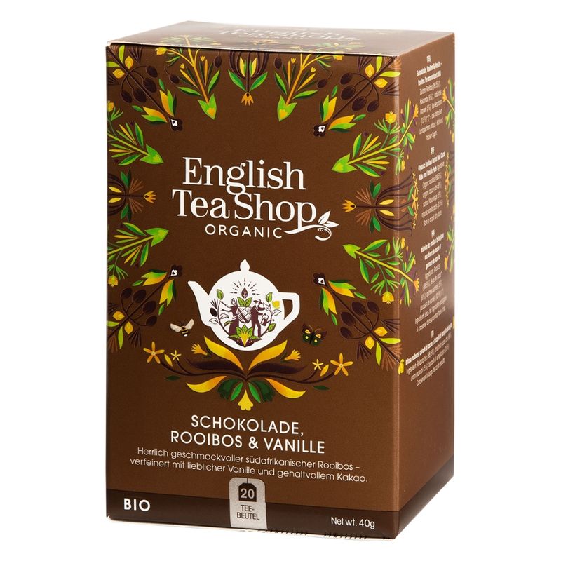 English Tea Shop English Tea Shop - Kakao, Rooibos & Vanille, BIO, 20 Teebeutel - Produktbild