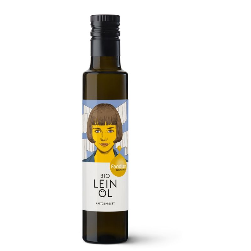 Ölmühle Fandler Fandler Bio-Leinöl kaltgepresst, 500 ml - Produktbild
