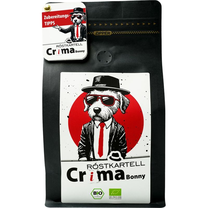 Röstkartell Crima Bonny 500g - ganze Bohne DE-ÖKO-006 - Produktbild