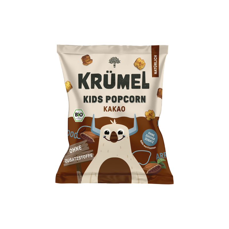 Krümel Krümel Bio Kids Popcorn Kakao - Produktbild