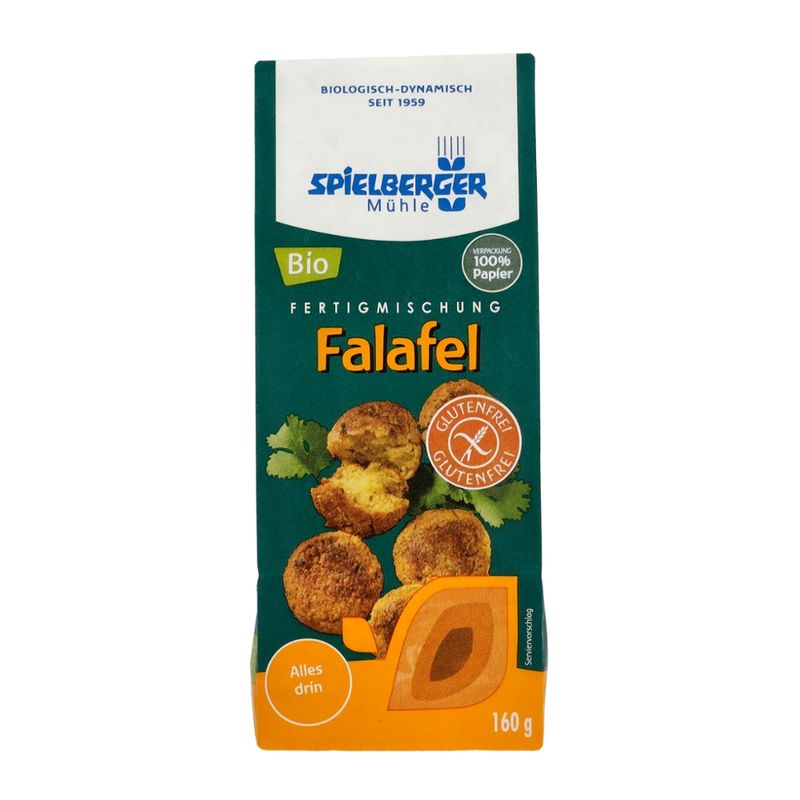 Spielberger Mühle Falafel Fertigmischung, glutenfrei, kbA - Produktbild