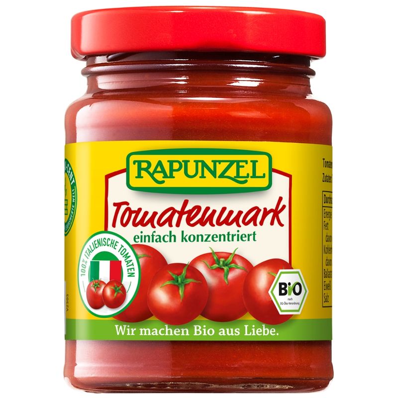 Rapunzel Tomatenmark, einfach konzentriert, 22% Tr.M. - Produktbild
