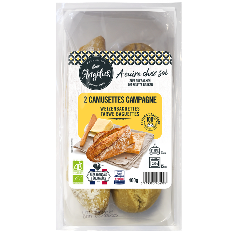 L'Angélus Weizenbaguettes 2x200g zum Aufbacken - Produktbild