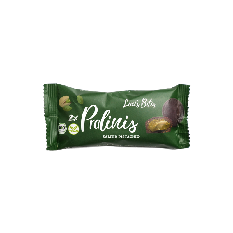 Lini's Bites Bio Salted Pistachio Pralinis Glutenfrei - Produktbild