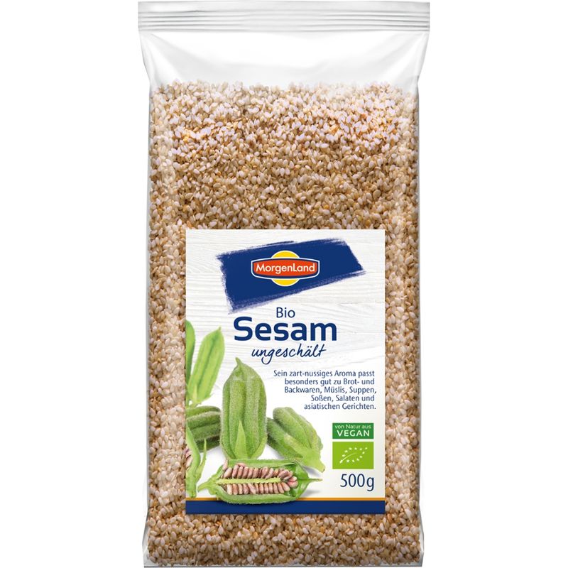 MorgenLand Bio Sesam, ungeschält - Produktbild