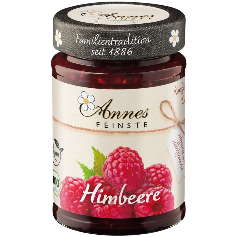 Annes Feinste Bio Himbeer Konfitüre extra - Produktbild