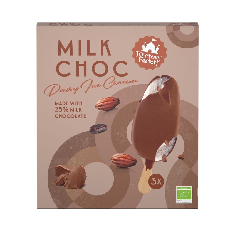 Ice Cream Factory Milk choc 3-pack - Produktbild