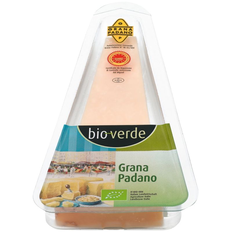 bio-verde Grana Padano D.O.P. 125 g - Produktbild
