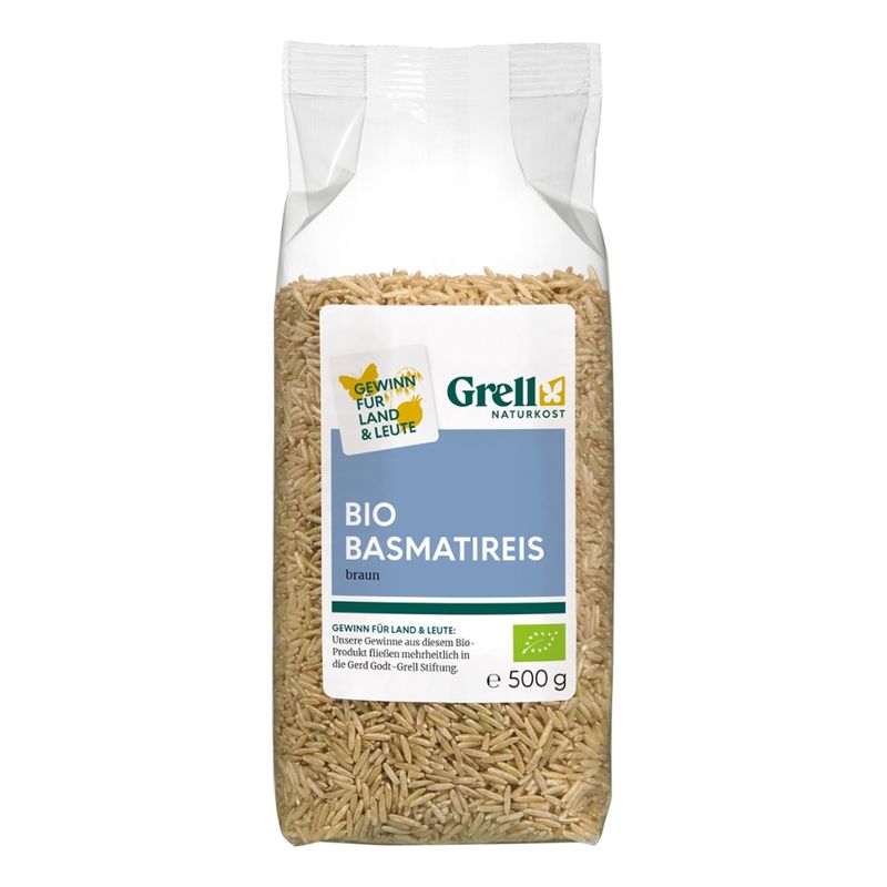 Grell Naturkost Echter Basmati-Reis braun - Produktbild