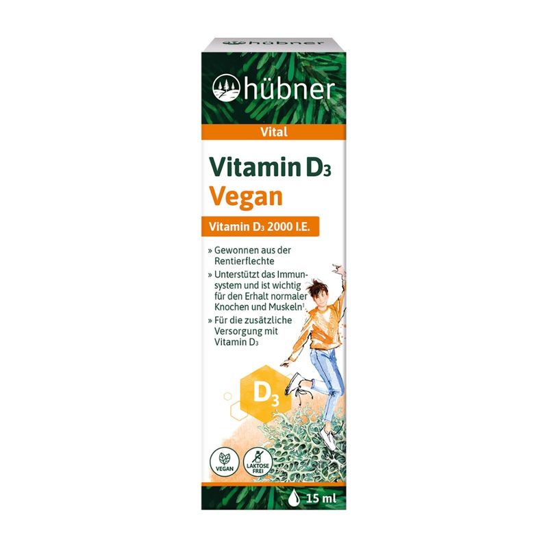Hübner hübner® Vitamin D3 Vegan Tropfen - Produktbild