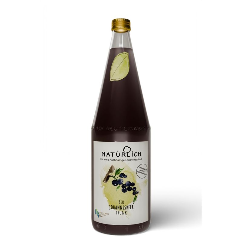 Natürlich Johannisbeere Trunk - Trunk aus Johannisbeeren aus eigenem Anbau am Ammersee - Produktbild