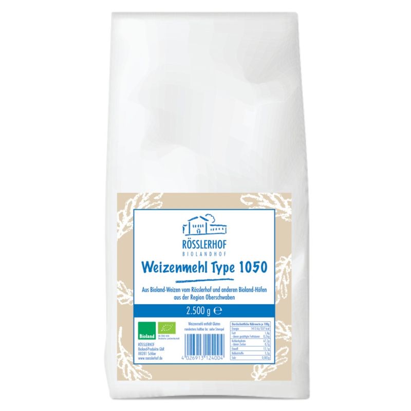 Rösslerhof Rösslerhof Weizenmehl Type 1050, 2,5kg - Produktbild