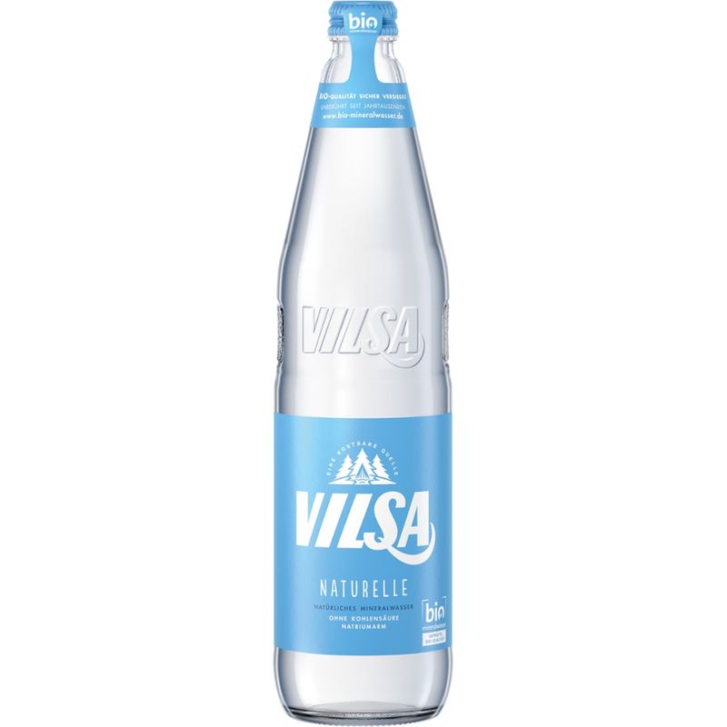 VILSA VILSA Mineralwasser Naturelle Glas 12x0,70l Glas MW Bio - Produktbild