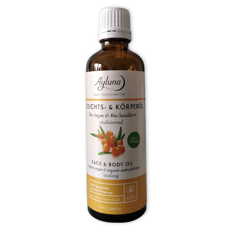 Ayluna Gesichts- & Körperöl Bio-Argan & Bio-Sanddorn vitalisierend - Produktbild