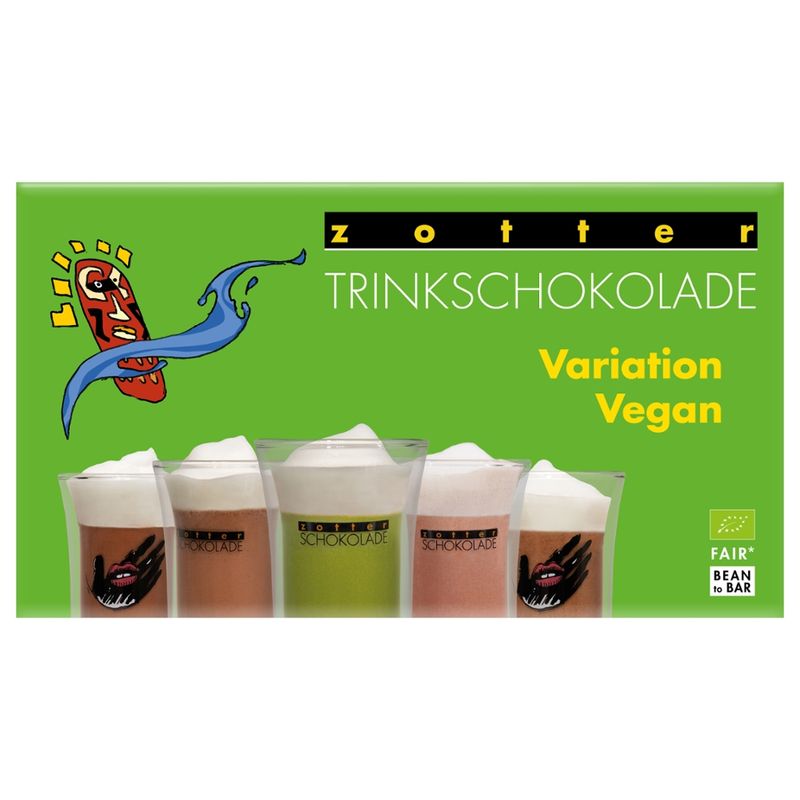 Zotter Schokolade Trinkschokolade – Variation Vegan - Produktbild