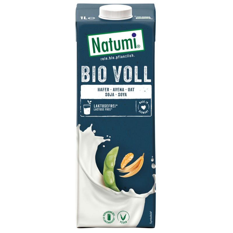 Natumi Bio Voll Hafer + Soya 1L - Produktbild