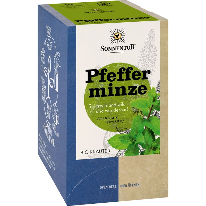 Sonnentor Pfefferminze, Doppelkammerbeutel - Produktbild