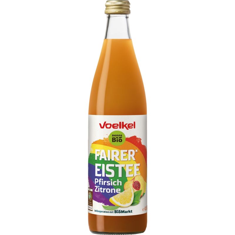Voelkel Fairer Eistee Pfirsich Zitrone - Produktbild