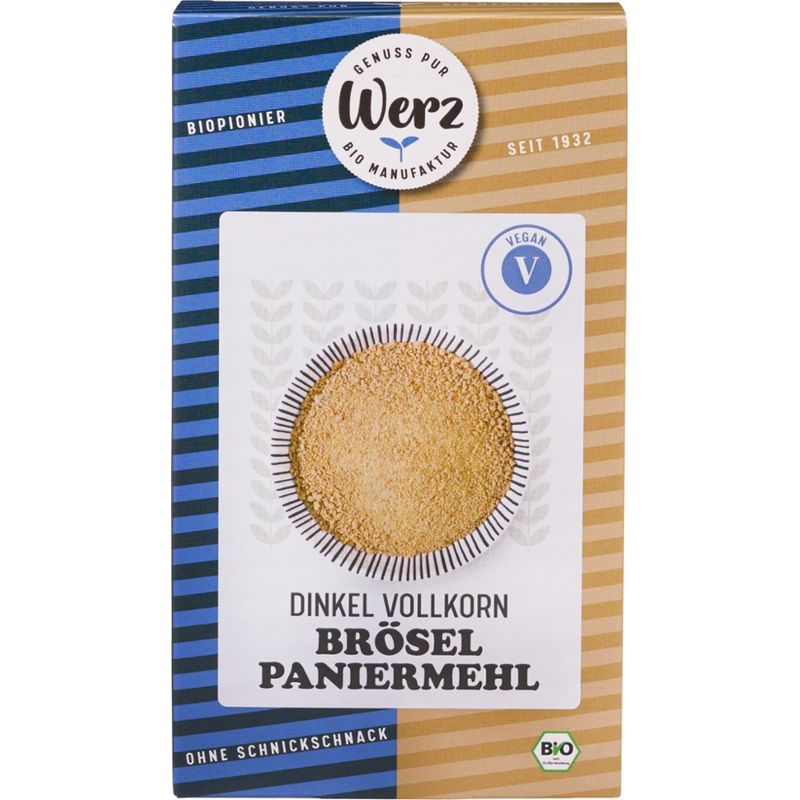 Naturkornmühle Werz Brösel, Paniermehl, Dinkel Vollkorn - Produktbild