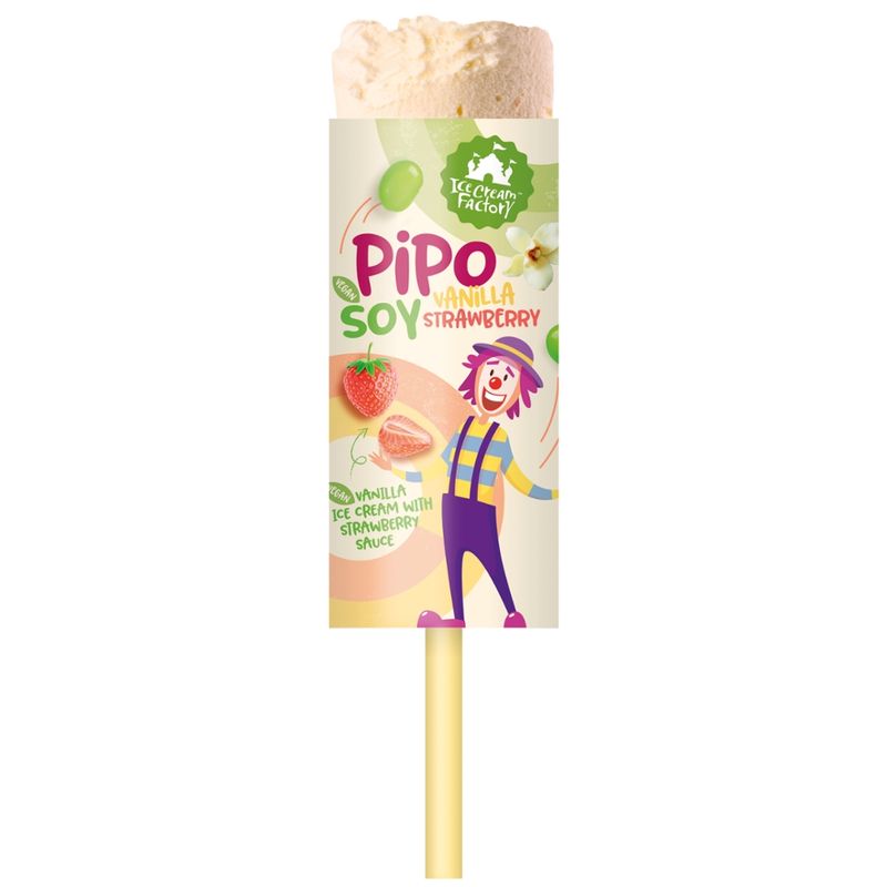 Ice Cream Factory Pipo Vanilla Strawberry - Produktbild