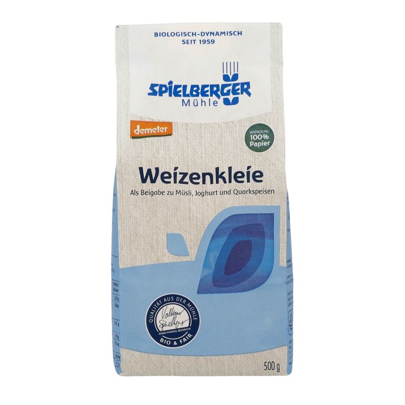 Spielberger Mühle Weizenkleie, demeter - Produktbild