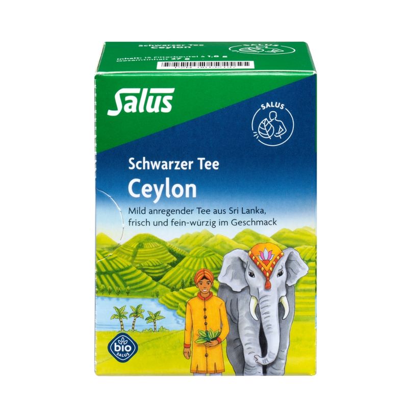 Salus® Salus® Ceylon schwarzer Tee bio 15 FB - Produktbild