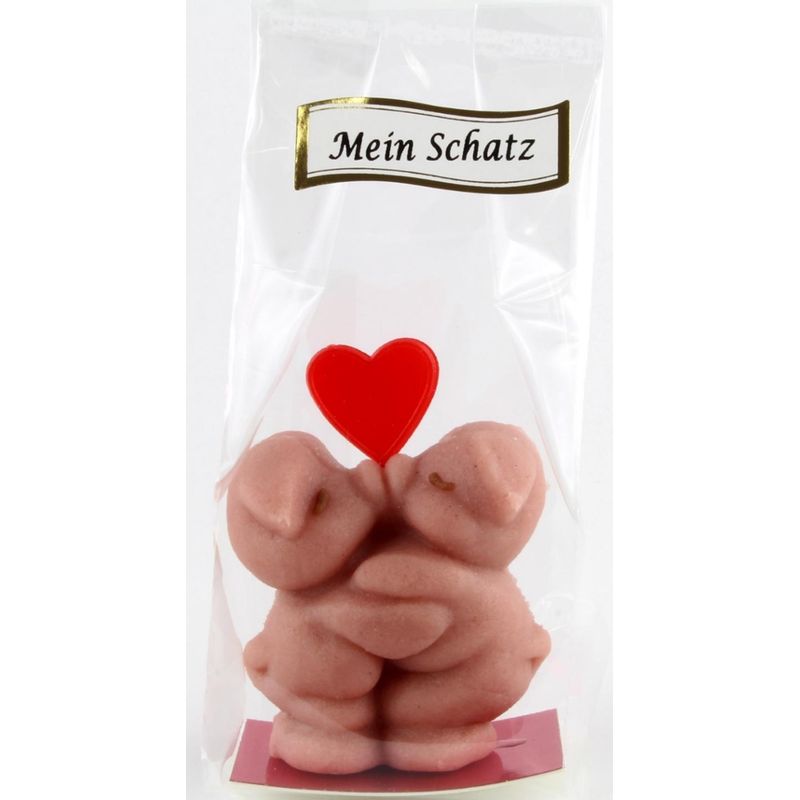 Funsch Marzipan BIO herzige Schmuseschweine - Produktbild