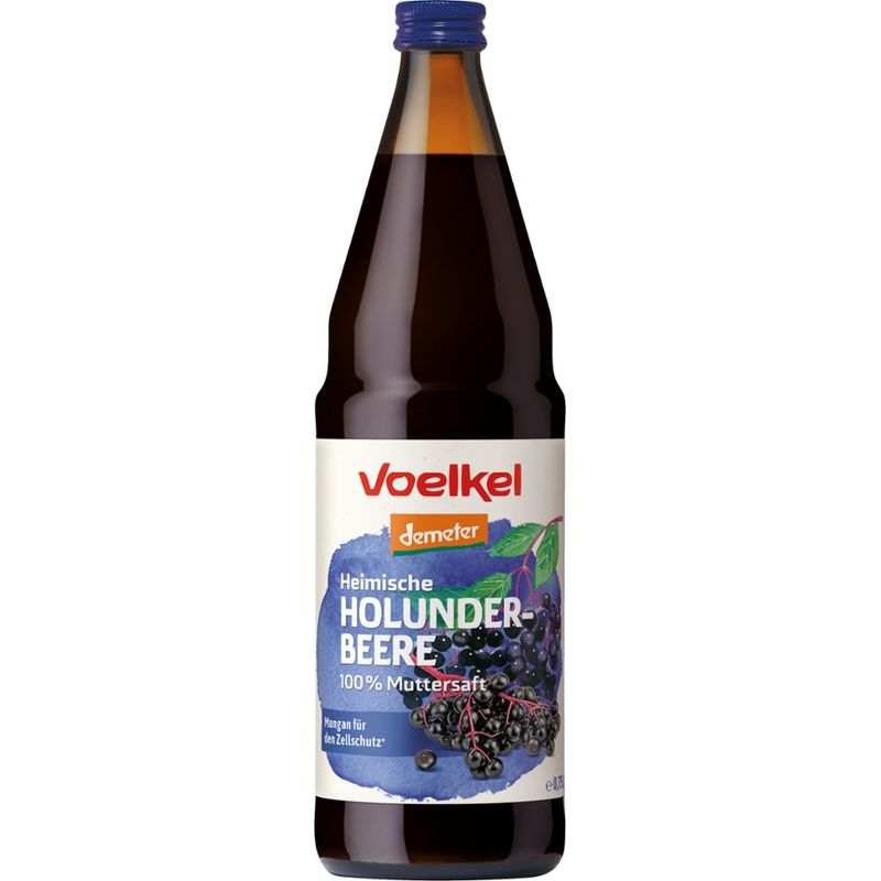 Voelkel Heimische Holunderbeere 100% Muttersaft - Produktbild