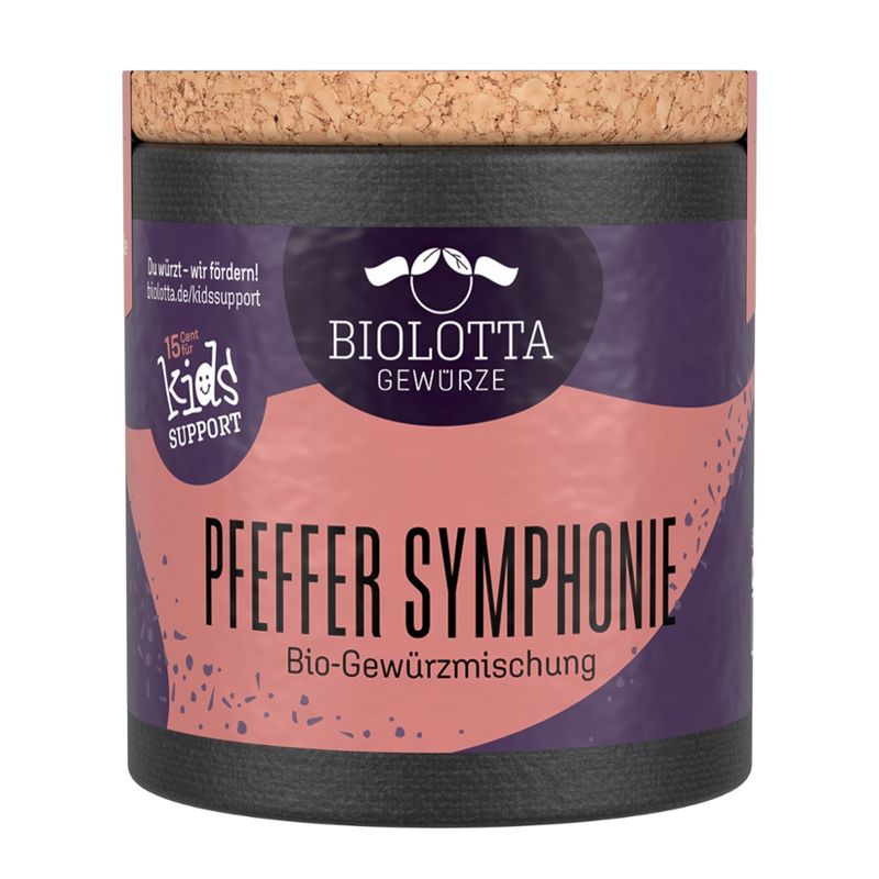 Biolotta Biolotta Korkdose Pfeffer Bio-Gewürzmischung, geschrotet - Produktbild