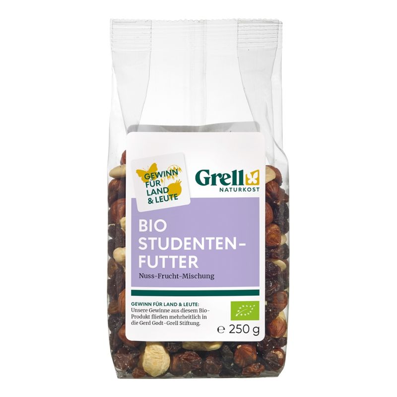 Grell Naturkost Studentenfutter Nuss-Frucht-Mischung - Produktbild