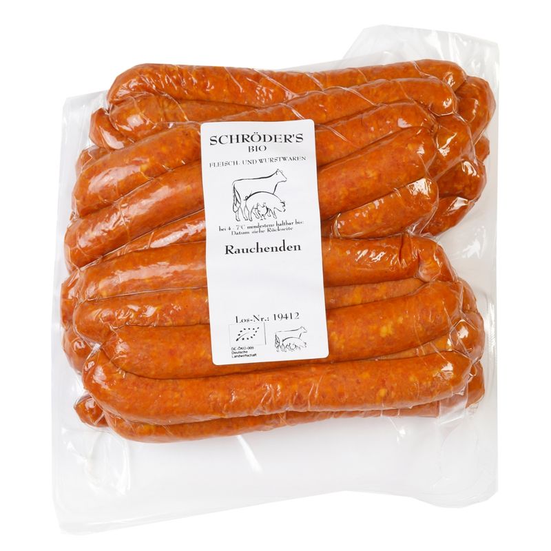 Schröder's Bio Fleisch- und Wurstwaren Rauchenden 20 x 50 g - Produktbild