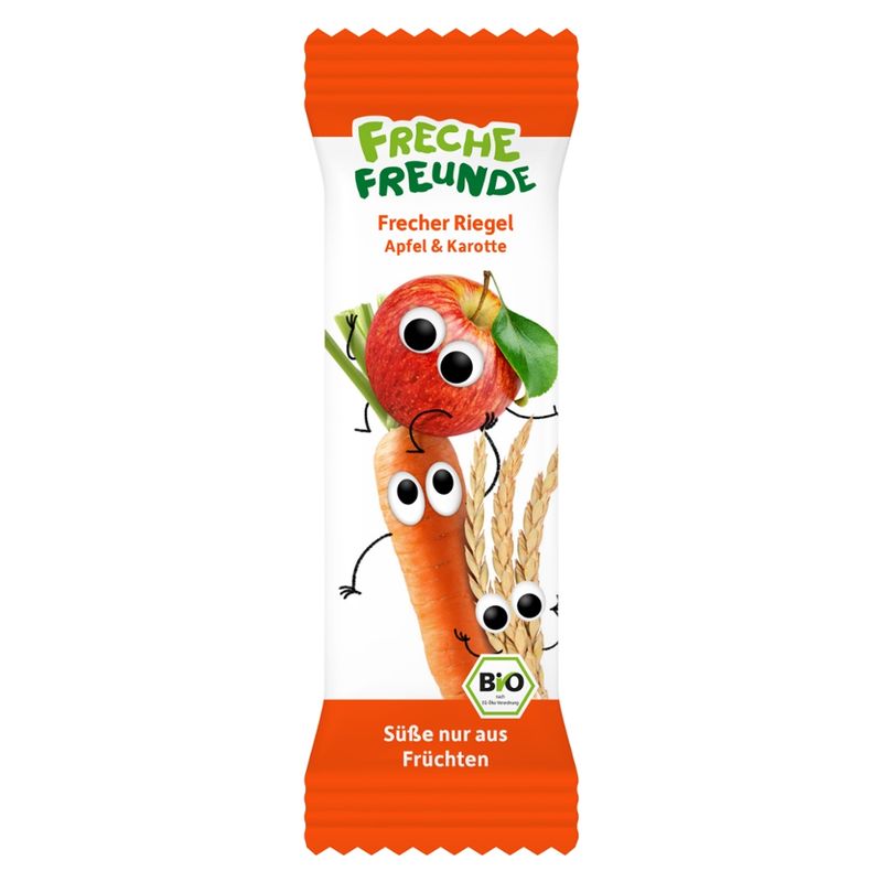 Freche Freunde FF Bio Frecher Riegel Apfel & Karotte  4x23g - Produktbild