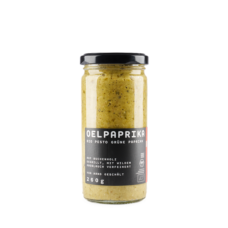 OEL  OELpaprika - Bio Grünes Pesto aus Paprika 260 g - Produktbild