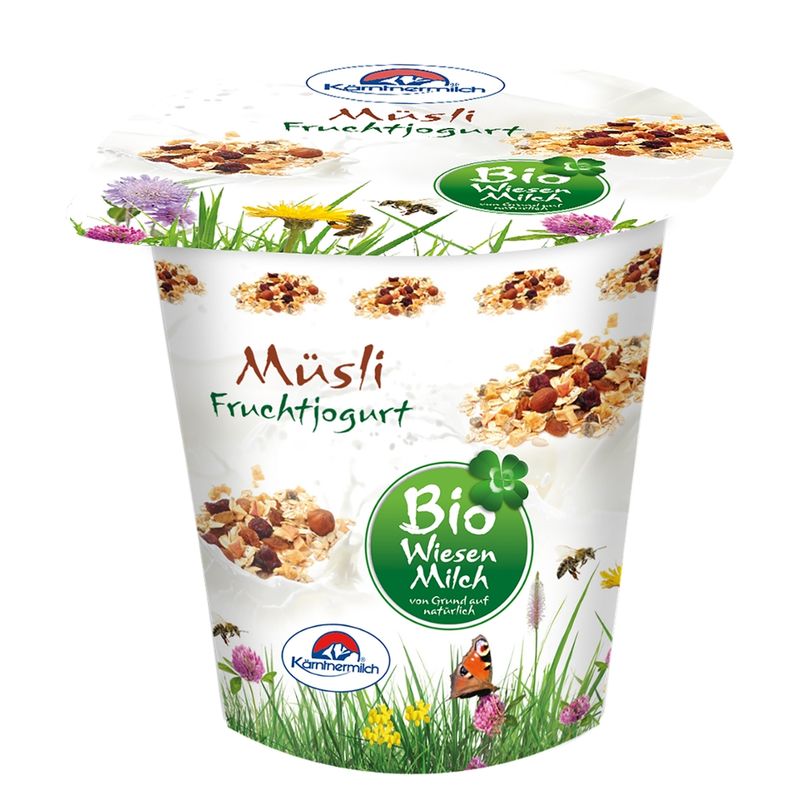 BioWiesenmilch Bio Wiesenmilch Fruchtjogurt Müsli - Produktbild