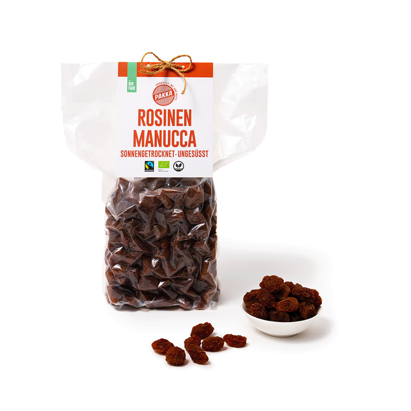 Pakka Manucca Rosinen getrocknet, Bio & Fairtrade, 750g - Produktbild