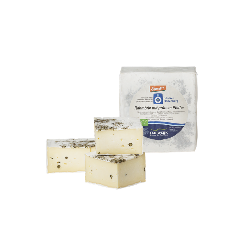 TAGWERK Höhenberger Rahmbrie mit grünem Pfeffer - Produktbild