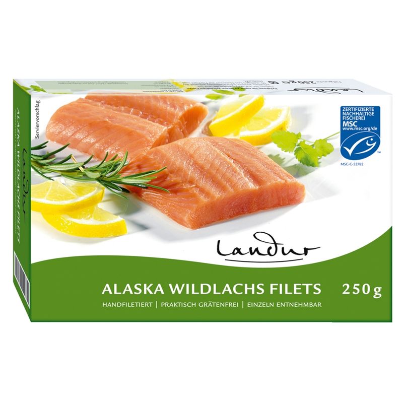 Landur Wildlachs Filets 250g - Produktbild