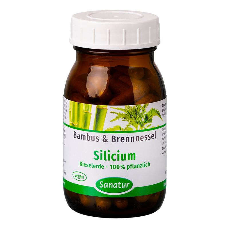 Sanatur Silicium 100% pflanzlich, 90 Kapseln - Produktbild