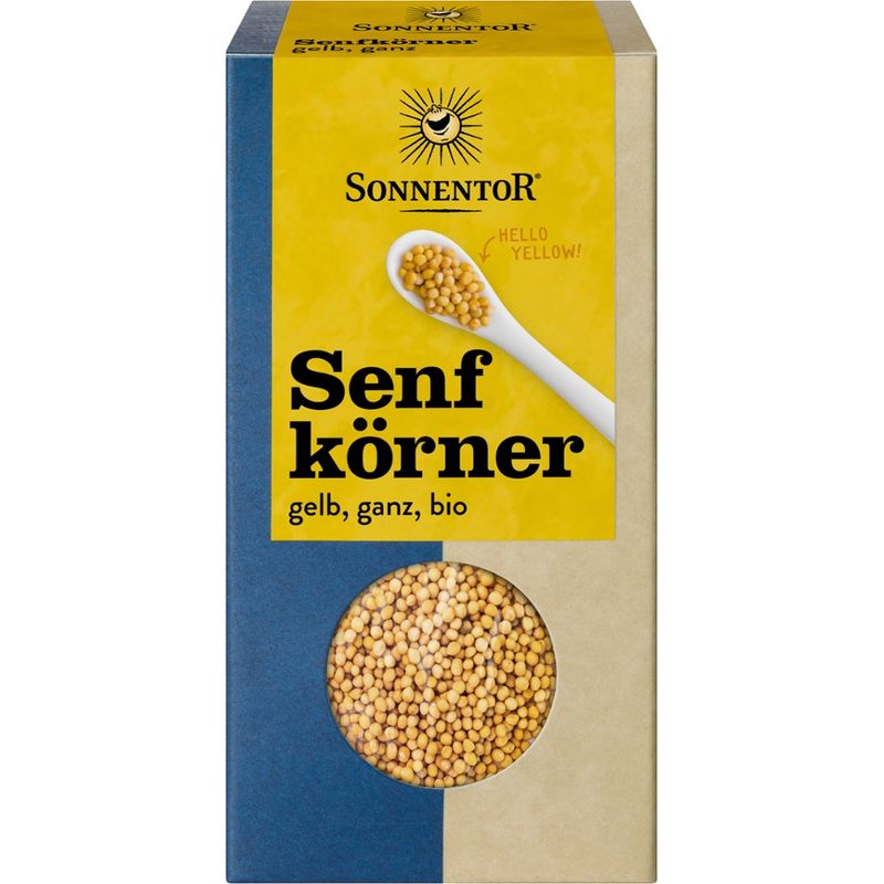 Sonnentor Senfkörner gelb ganz, Packung - Produktbild