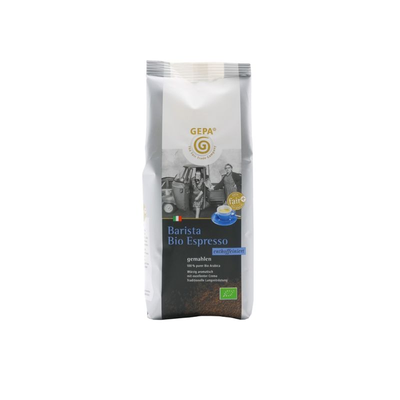 GEPA - The Fair Trade Company Barista Bio Espresso entkoffeiniert - Produktbild