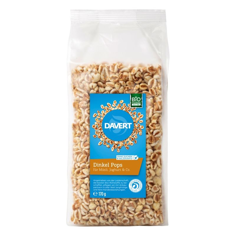 Davert Dinkel Pops 170g - Produktbild
