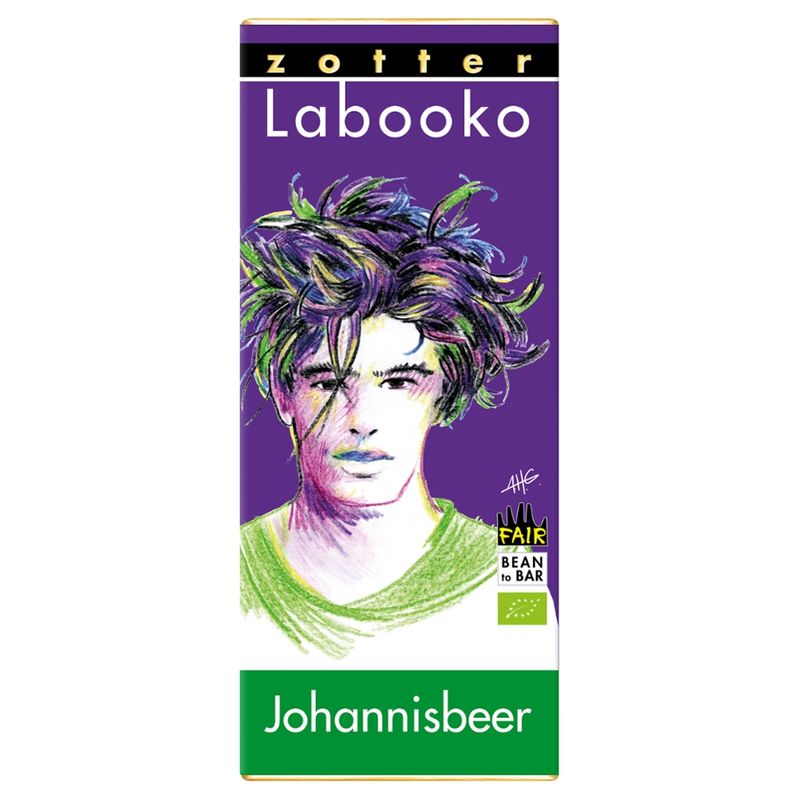 Zotter Schokolade Labooko - Johannisbeer - Produktbild