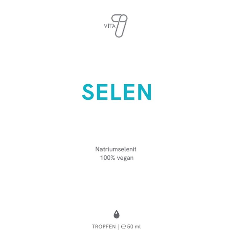 vita7 Selen Tropfen mit Natriumselenit, 50 ml - Produktbild