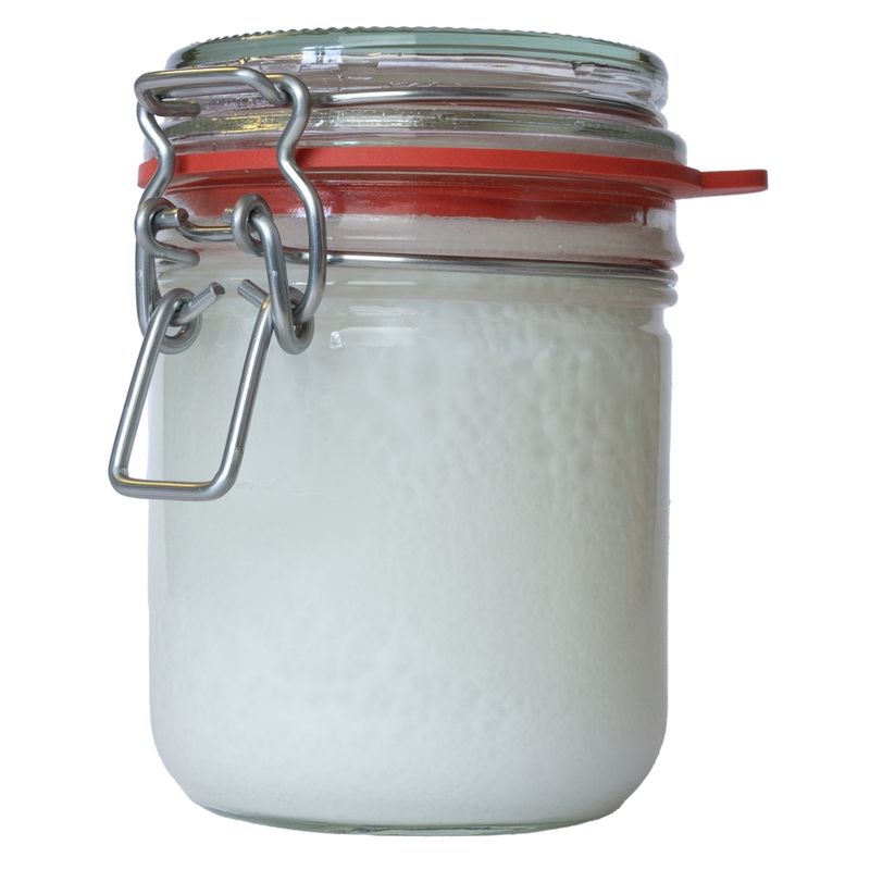 FINigrana® Naturkosmetik FINigrana 100% Reines Bio Kokosöl (Körper Butter / Body Butter / Beurre Corporel) 350ml im Einmachglas mit Bügelverschluss - Produktbild