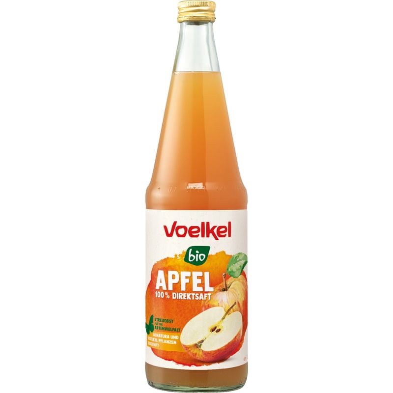 Voelkel Voelkel Pflanzaktion-Apfelsaft Streuobst 0,7l Mehrweg - Produktbild