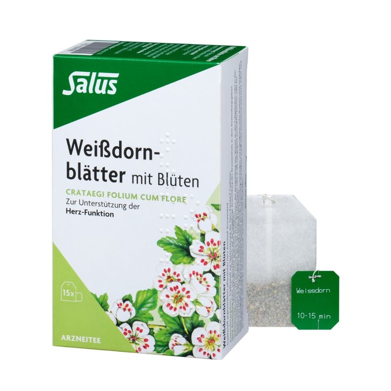 Salus® Weißdornblätter mit Blüten bio 15 FB - Produktbild